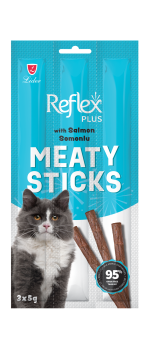 REFLEX PLUS 3'LÜ STİCK KEDİ SOMON ETLİ REFLEX PLUS 3'LÜ STİCK KEDİ SOMON ETLİ